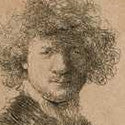 Rare Rembrandt self-portrait art auctions online with $50,000 estimate