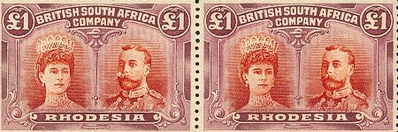 Rhodesian double head block headlines auction at Spink