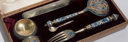 Russian royal family cutlery doubles estimate