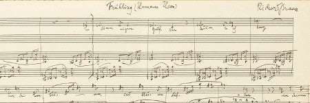 Richard Strauss' Fruhling manuscript to make $329,500 at Sotheby's?
