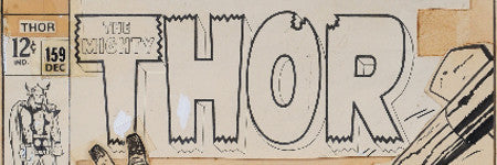 Original Jack Kirby Thor art beats estimate by 350%