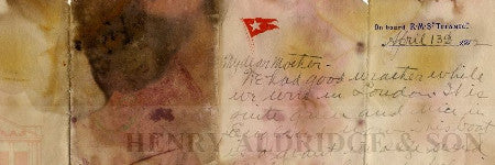 Titanic letter to auction at Henry Aldridge