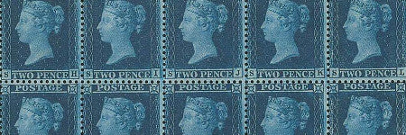 1854-1857 large crown block to lead Spink sale