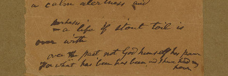 Walt Whitman handwritten poem offered at Bonhams