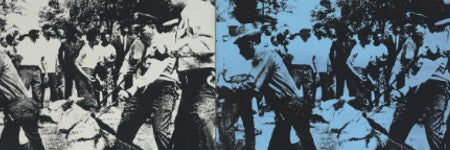 Andy Warhol's Race Riot makes $62.8m in world's biggest auction