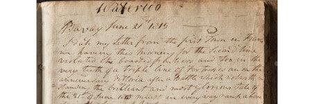 Battle of Waterloo letters to sell for $55,000?