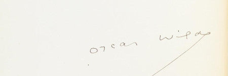 Oscar Wilde signed Importance of Being Earnest to auction