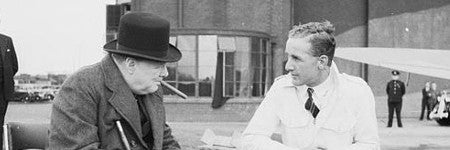 Winston Churchill smoked cigar to sell at Halls
