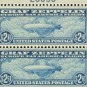 1930 Zeppelin $2.60 blue plate block expected to make $10,000