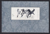 China 1978 5y "Galloping Horses" by Xu Beihong miniature sheet, SGMS2781
