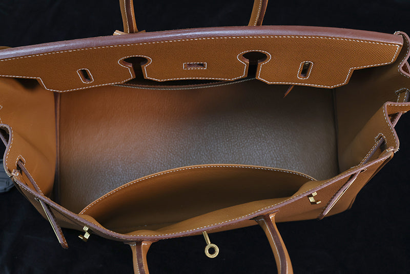 Hermès Vintage - Epsom Birkin 35 Bag - Yellow - Leather and Calf