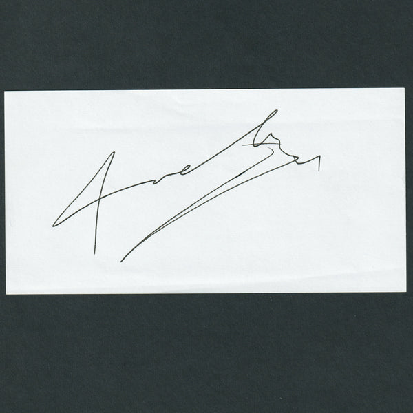 Annie Lennox Signed Paper