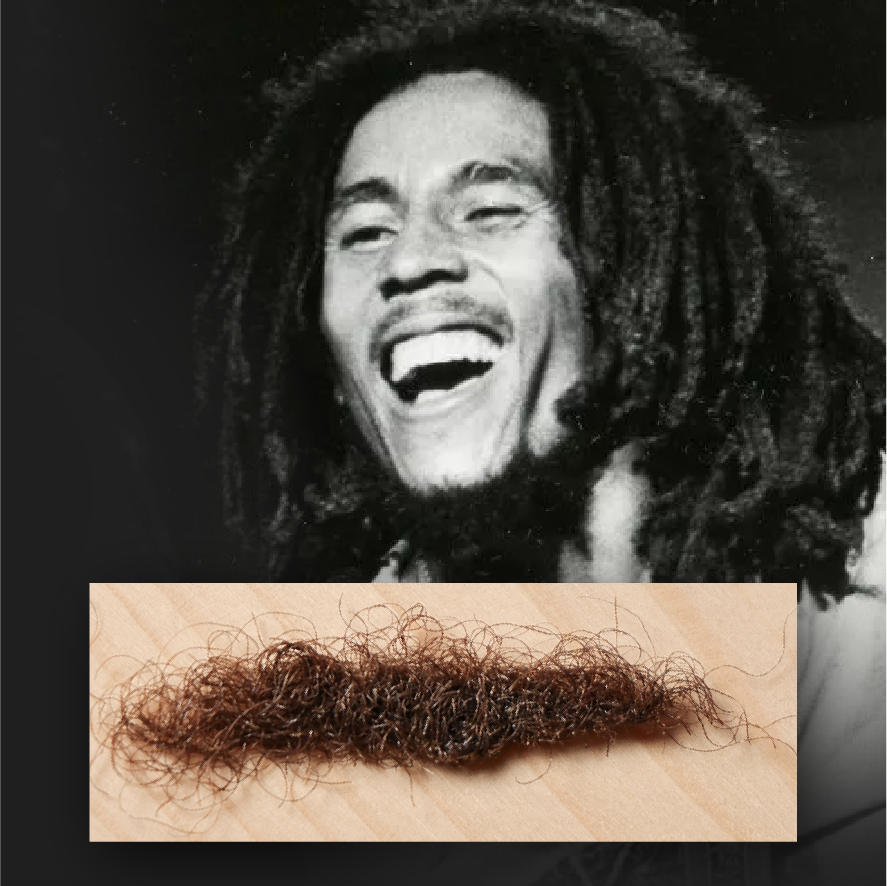 Bob Marley's Dreadlock and Autograph