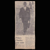 A newspaper clipping featuring a story about Mr Crisp