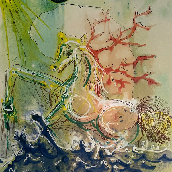 Salvador Dali limited edition 'Horses' print