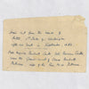 A letter of provenance detailing the origins of the hair.