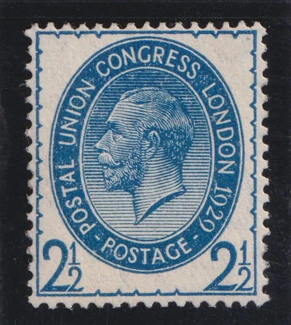 Great Britain 1929 2½d Postal Union Congress, watermark inverted, very fine unmounted mint, SG437wi