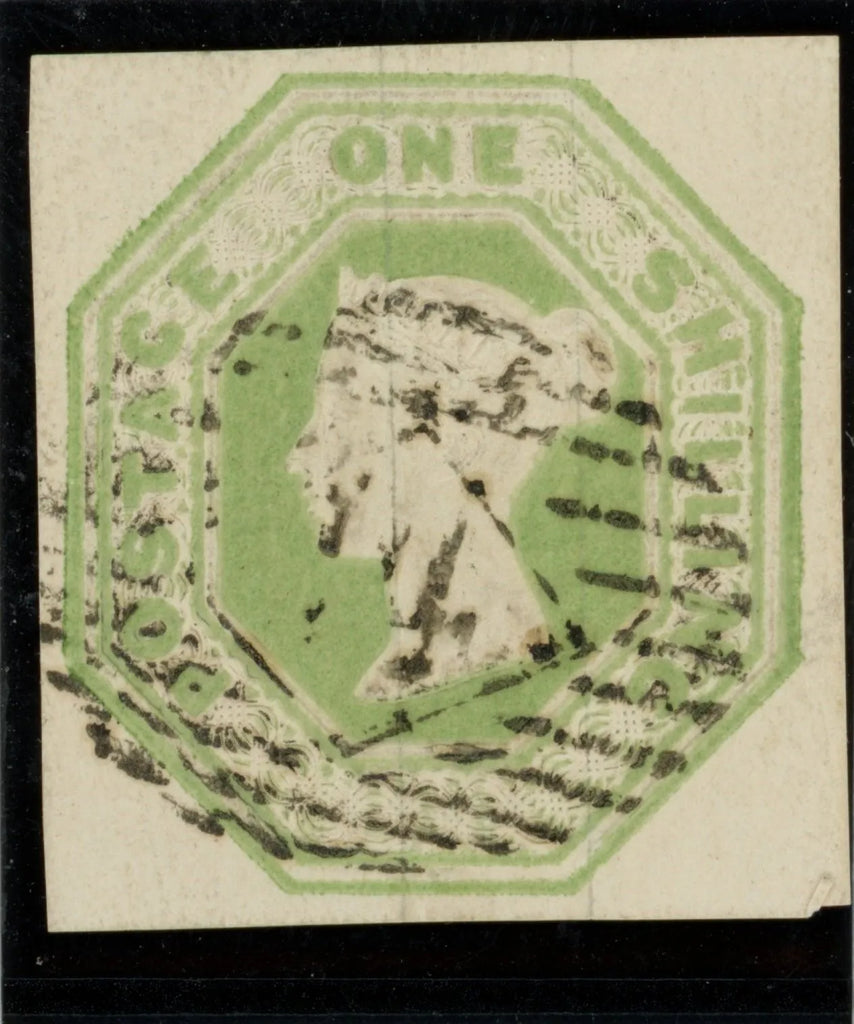 GREAT BRITAIN 1847 1s Pale green essay, SG54var