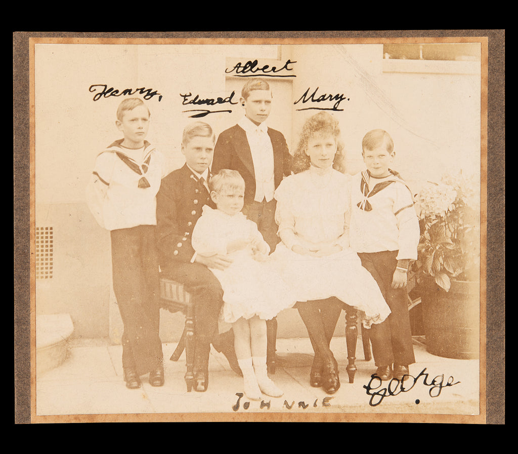 Royal children of George V signed photograph