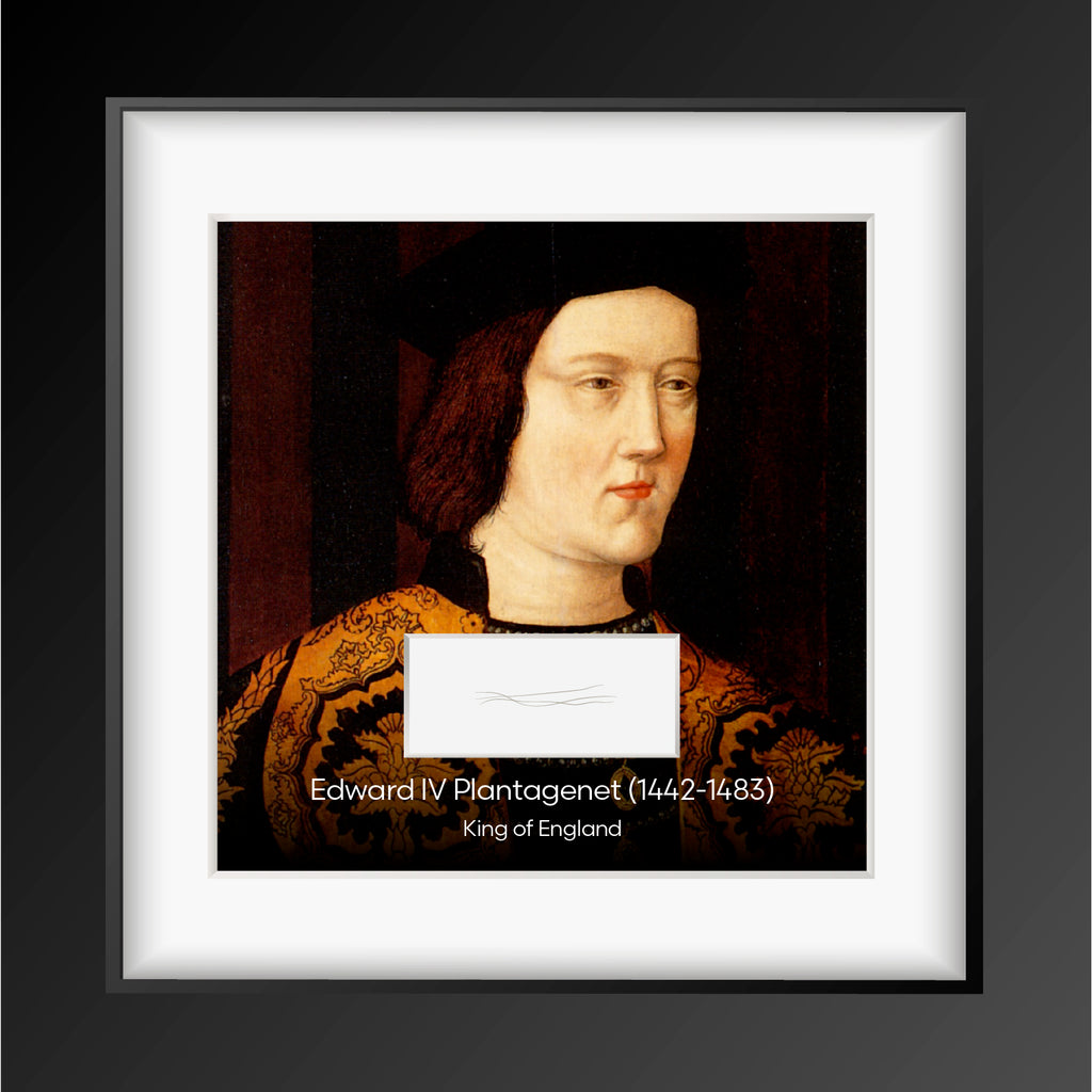 Edward IV Plantagenet Authentic Strands of Hair.  Provenance: England’s first Yorkist King's hair, was taken when his tomb in St George's Chapel at Windsor Castle was opened in 1789. Read more...