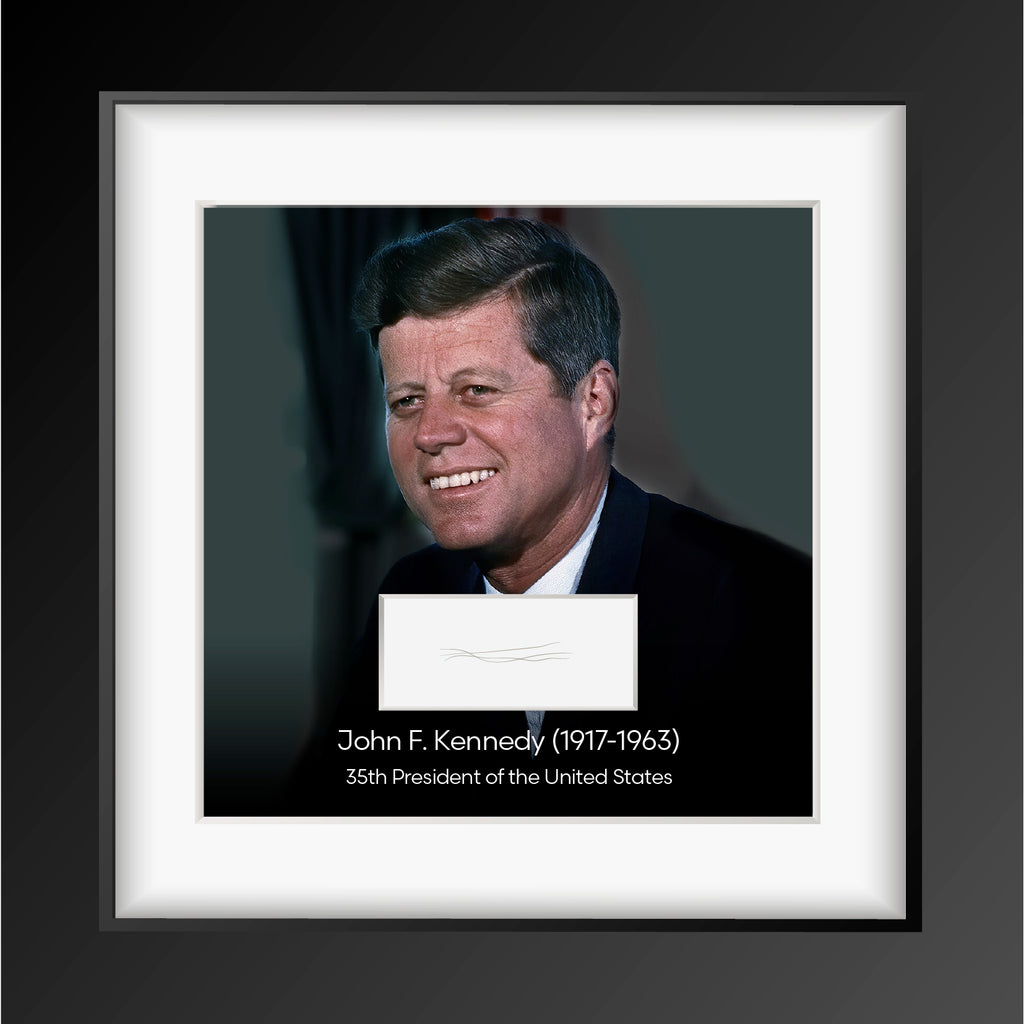 An authentic set of three one-inch strands of President John F Kennedy's hair
