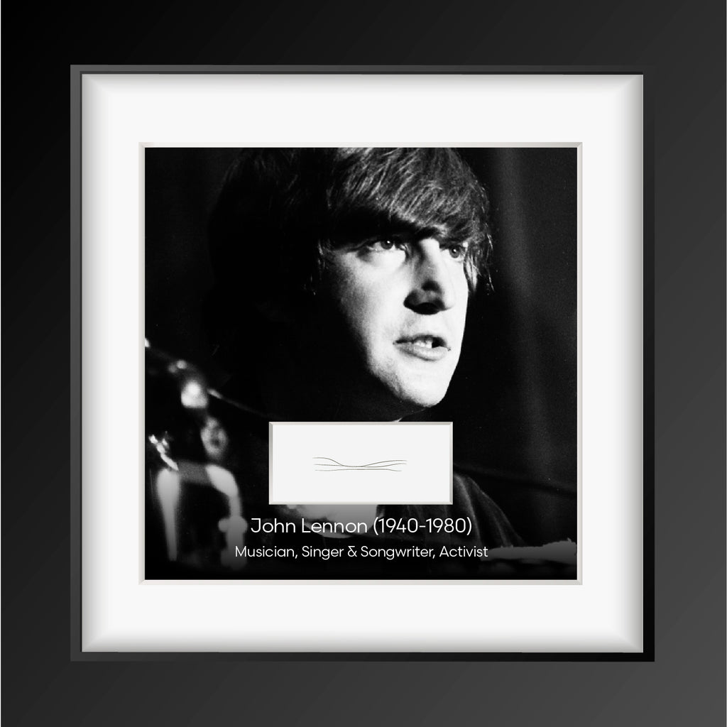John Lennon Authentic Strands of Hair - musician, writer, activist, legend.