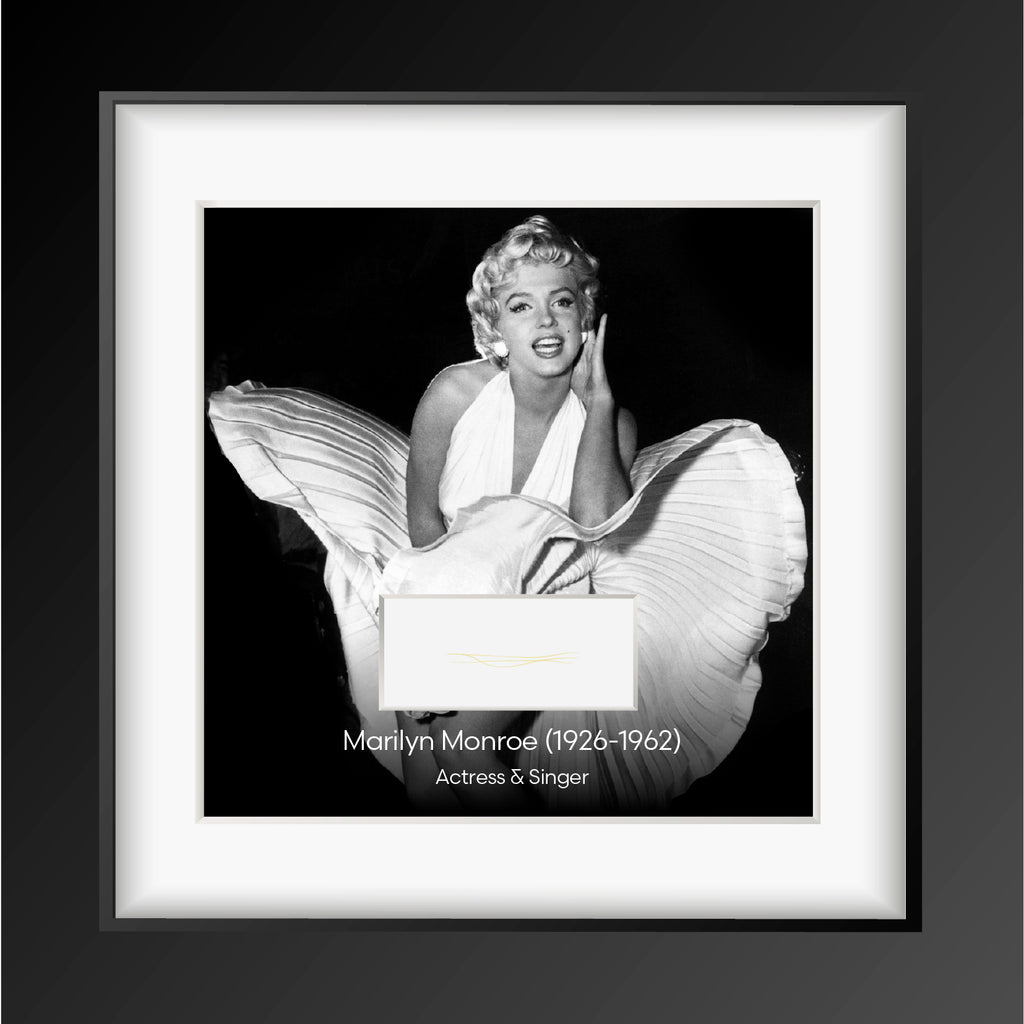 Marilyn Monroe Authentic Strands of Hair from the most iconic blonde of them all.