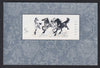 China 1978 5y "Galloping Horses" by Xu Beihong miniature sheet, SGMS2781