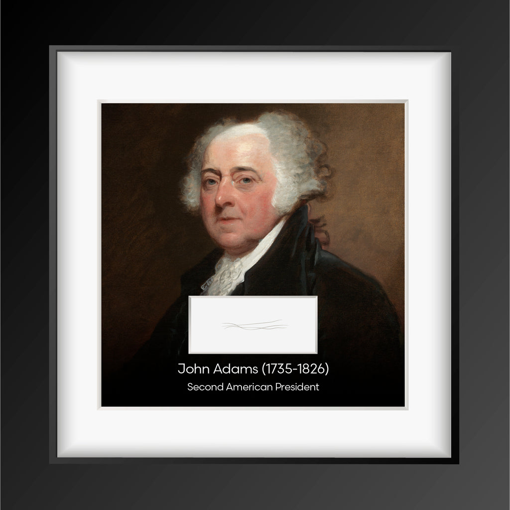 President John Adams Authentic Strands of Hair
