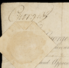 King George III signed document