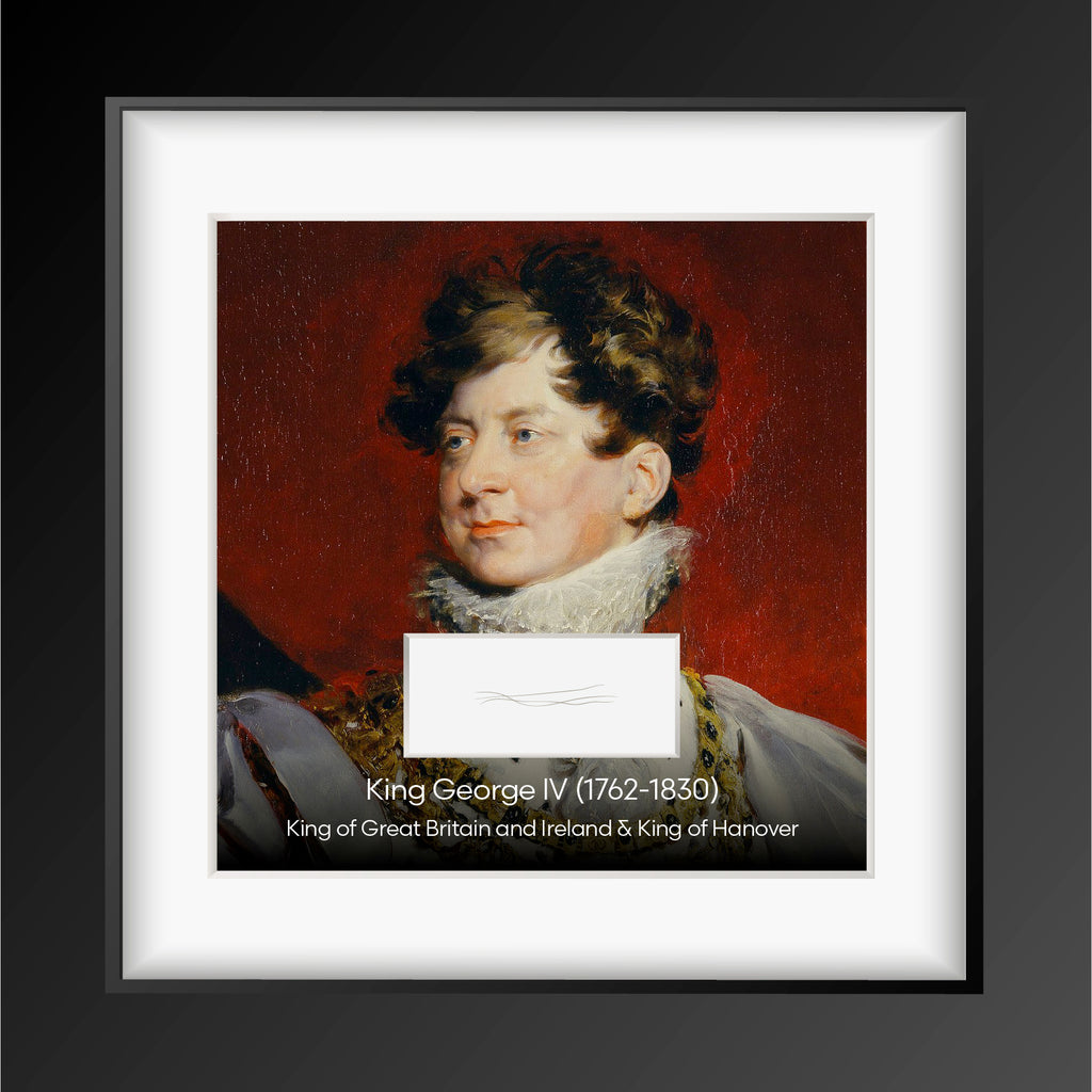 King George IV Authentic Strands of Hair