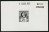 Great Britain 1886 2½d "Jubilee" die proof, SG201var