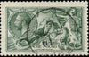 Great Britain 1913 £1 deep green "Seahorses", very fine used, SG403var.