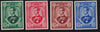 Great Britain 1936 1½d Edward VIII Coronation Essays very fine set of four imperforate, SG459var