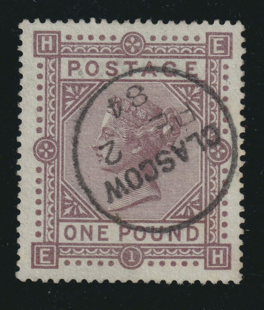 Great Britain 1883 £1 brown-lilac Plate 1 (White Paper), SG136