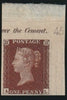 Great Britain 1841 1d deep red brown Plate 45 imprimatur, SG8var