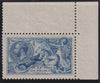 Great Britain 1915 10s blue "Seahorses" superb mint example, SG412