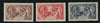 Great Britain 1934 2s6d-10s "Seahorses", re-engraved mint set of 3, SG450/2