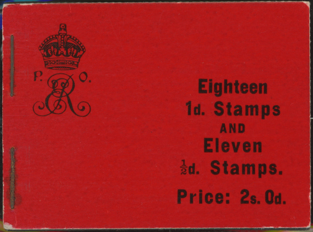 Great Britain 1909 2s0d Booklet (Edition No. 5), SGBA5