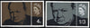 Great Britain 1965 4d-1s3d Churchill Commemoration set of 2 imprimaturs, SG661/2pvar