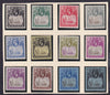 Ascension Island 1924-33 ½d to 3s set of 12 mint set, SG10-20