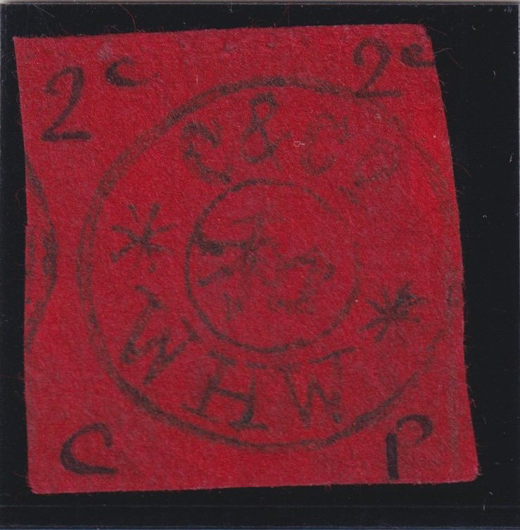 China 1898 (Wei Hai Wei) 2c black/scarlet, fine unused, SG1