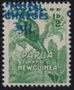 Papua New Guinea 1960 3d on ½d emerald Postage Due surcharge error, very fine unmounted mint example, SGD3a