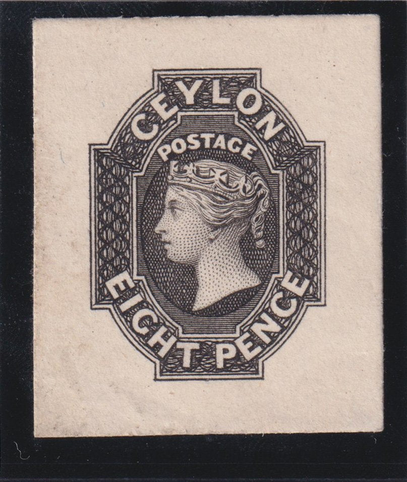 Ceylon 1857–59 8d die proof, SG7