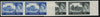 Great Britain 1955 2s6d–£1 “Castles” (Waterlow printing) imperforate imprimatur set of four, SG 536/9var