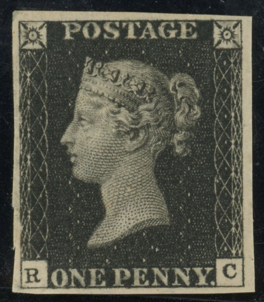 Great Britain 1840 1d black Plate 8 superb unused, SG2