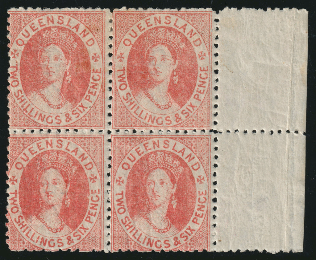 QUEENSLAND 1880 2s6d dull scarlet, SG121