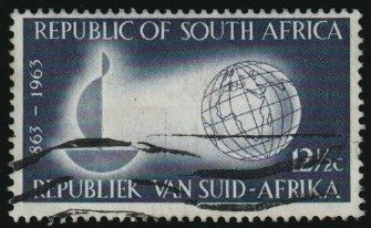 SOUTH AFRICA 1963 Red Cross 12½c, ERROR RED (CROSS) OMITTED, SG226a