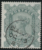 Great Britain 1883 10s grey green Plate 1 (white paper) fine used example, SG135