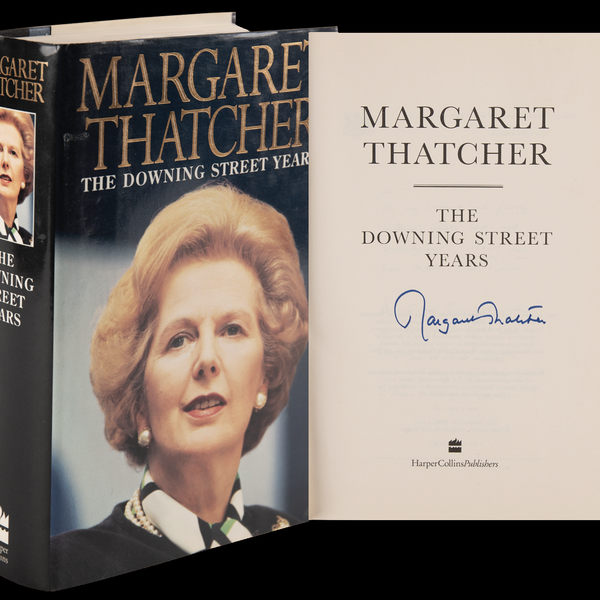 MargaretThatcherSignedBook-